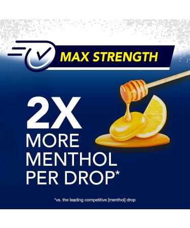 Vicks VapoCOOL Severe Sore Throat Drops - Fast-Acting Maximum Strength Relief Honey Lemon Chill 45ct - Soothes Pain & Cough Relief - International Shipping Available - Buy Online on GoSupps.com