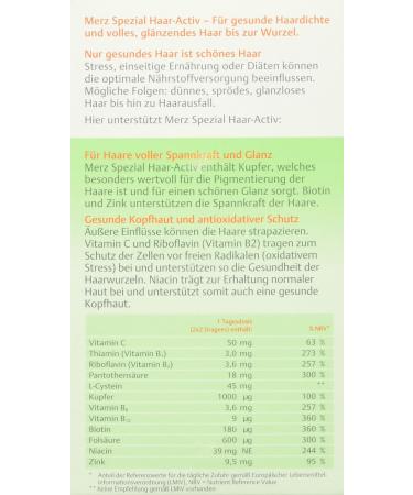 Merz Special Hair Active Dragees - 120 Tablets for Healthy Hair Growth | Boost Strength & Shine - International Shipping Available - Buy Online on GoSupps.com