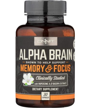 Onnit Alpha Brain Memory & Focus 30 Capsules