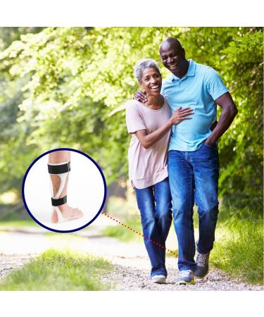 Neo-G Foot Drop Brace AFO - Class 1 Medical Device for Drop Foot Nerve Injury Relief - L - Right - Buy Online on GoSupps.com
