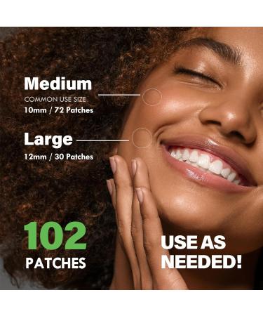 NOSCA9 Hydrocolloid Pimple Patches - Ultra-Slim Salicylic Acid & Niacinamide Spot Treatment | 72 + 30 EA Korean Acne Patches for Maximum Coverage - Buy Online on GoSupps.com