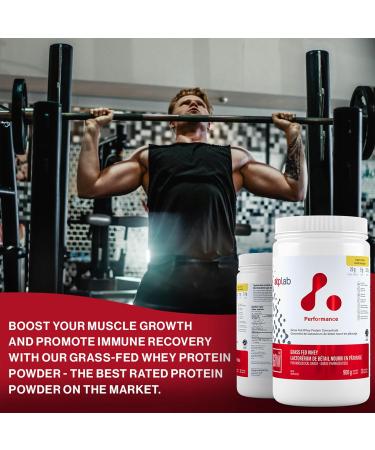 ATP LAB - Grass Fed Whey Protein Powder 900g (Vanilla Flavour)- Whey Protein Concentrate - Immune Recovery Muscle Growth Vanilla 900 g - Buy Online on GoSupps.com