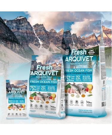 Arquivet Fresh Ocean Fish - 10 Kg - Complete Food for Dogs - Fresh Fish and Meat - Buy Online on GoSupps.com