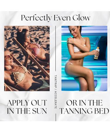 Peptide Tanning Accelerator Lotion 200ml | Melanin Activating Peptides | Aloe Vera | Coconut Scent | For Outdoor and Tanning Bed Use | Tantrap - Buy Online on GoSupps.com