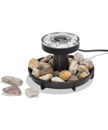 Esotec Solar Underwater Light Set - 3 Warm White 3000K LED Lamps for Garden Ponds | 1W Solar Module | IP68 Waterproof Pond Lighting - Buy Online on GoSupps.com