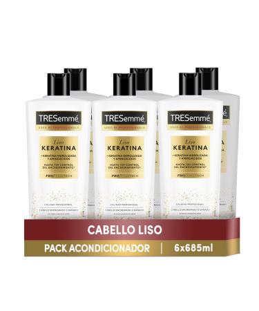 TRESemm TRESemm Keratin Smoothing Conditioner for frizzy or damaged hair with marula oil and keratin - Pack of 6 x 685 ml