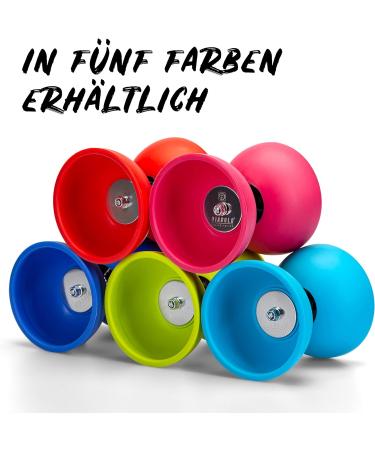 Diabolo Leisure Sports Jonglier-Set Pro | Blue Diabolo with Aluminum Sticks 160cm Replacement Cord & Instructions - Perfect for International Shipping - Buy Online on GoSupps.com