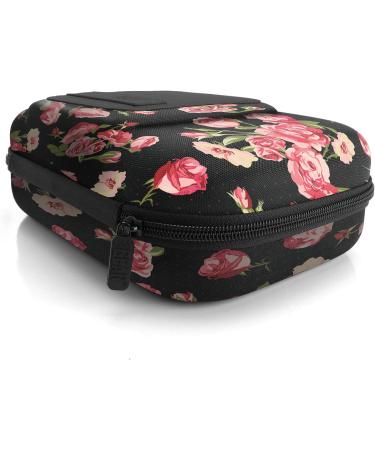 USA GEAR Diabetic Bag - Insulin Travel Kit with Removable Pouches & Hard Shell Exterior - Floral Design - Compatible with Bayer Contour, TRUEtest & More - Buy Online on GoSupps.com
