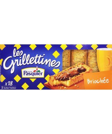 Pasquier Les Grilletines Briochée x 18 3 Sachets Fraîcheur 230 g - Lot de 6