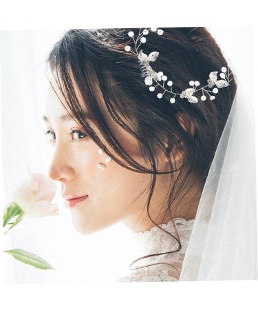 Beaupretty Comb Twisted Flower Arrangement and Comb Headwear headpiece for bride rhinestone hair comb Hair comb for women comb pearl hair clip hair accessory for women Hair - Buy Online on GoSupps.com