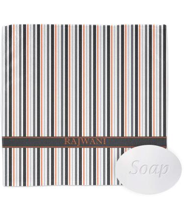 YouCustomizeIt Personalized Gray Stripes Washcloth