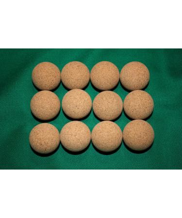 Kicker balls cork natural 12 pieces very quiet in play
