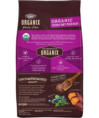 Castor & Pollux Organix Organic Chicken Dog Food - 10 lb Sweet Potato Recipe - Buy Online on GoSupps.com