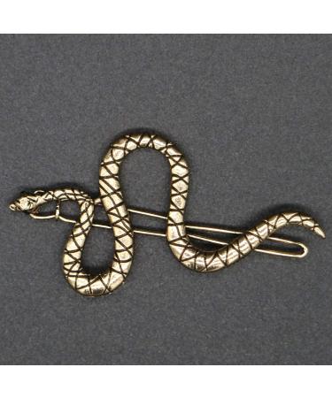 6 Pcs Vintage Snake Hair Clips Metal Hair Pins for Women/Girls, Golden/Ancient Gold - Buy Online on GoSupps.com