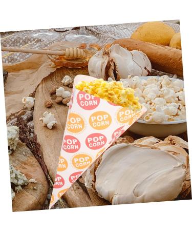 Didiseaon 200 Pcs Popcorn Bag Clear Goody Bag Kids Cone Bags Piping Bags Kids Snack Bag Halloween Treat Bags for Candy Mini Popcorn Boxes Halloween Cone Bags Child Waffles Paper Glass - Buy Online on GoSupps.com