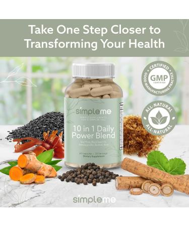 SIMPLEME Sea Moss Capsules 10 in 1 Power Blend and Colon Cleanse Detox and Multi-Mushroom Supplement Bundle to Improve Immune Health - Buy Online on GoSupps.com