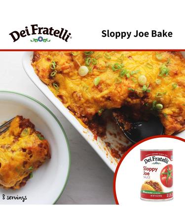 Dei Fratelli Sloppy Joe Sauce 15oz - 6 Pack | All-Natural Vine-Ripened Tomatoes | Non-GMO & Gluten-Free - Buy Online on GoSupps.com
