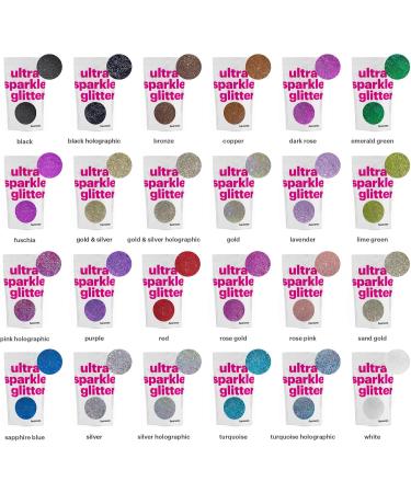 Hemway Ultra Sparkle Glitter Sapphire Blue 100g - Multi-Purpose Epoxy Resin for Arts & Crafts, Body, Hair, Face, Nails, Weddings - Cosmetic Grade Safe for Beauty, Tumblers, Flowers - Premium Glitter Powder - Buy Online on GoSupps.com