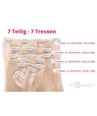 Shop 80cm Clip-In Extensions Real Hair Set - #1B Black Brown - High-Quality 100% Remy Hair for Glamorous Look | Glamxtensions - Buy Online on GoSupps.com