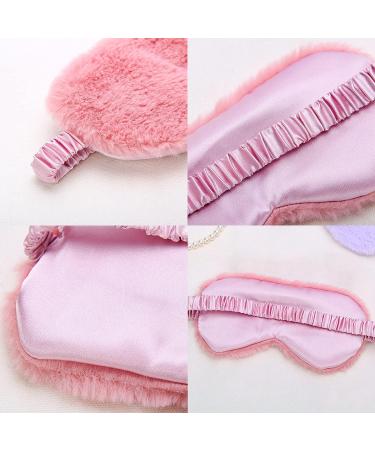 Belato Teenager Girl Plush Sleep Eye Mask and Bow Spa Headbands Set - 12 Count - Buy Online on GoSupps.com