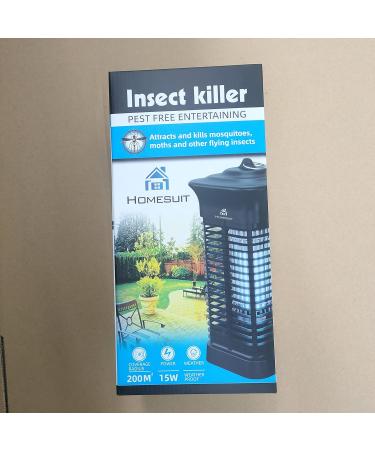 Homesuit 15W Electrical Insect Destroyer | Effective Mosquito Trap & Fly Trap for Bedrooms & Gardens - Buy Online on GoSupps.com