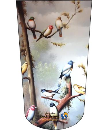 Heal with Appeal Amputee Stump Sock Birds on Branches V1 3Ply - Supportive and Stylish Stump Cover - Buy Online on GoSupps.com
