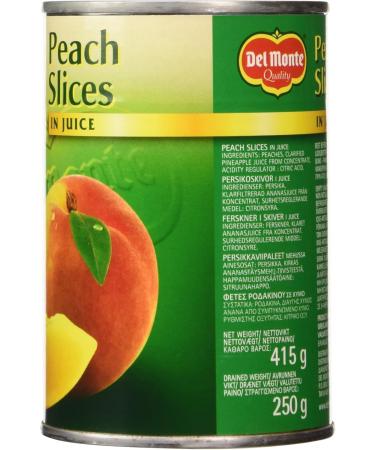 Del Monte Peach Slices In Juice 415g White - Buy Online on GoSupps.com