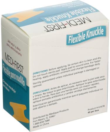 Buy Medique 61678 Woven Extra Heavy Weight Latex-Free Knuckle Bandage - 40 Per Box Natural | International Shipping Available - Buy Online on GoSupps.com