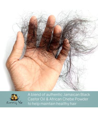 Sunny Isle Jamaican Black Castor Oil with Chebe Powder 2oz - Stronger, Longer Hair | All-Natural African Moisturizer for All Hair Types - Buy Online on GoSupps.com
