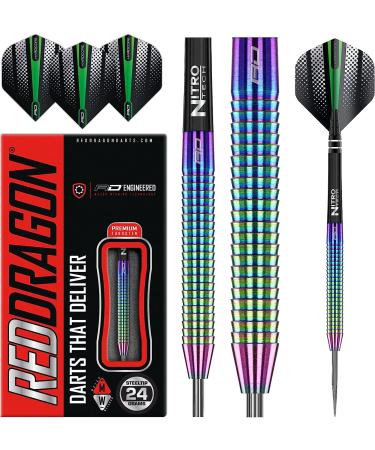 Red Dragon Razor Edge Spectron Tungsten Steel Darts 24.0g with Flights and Stems - Buy Online on GoSupps.com