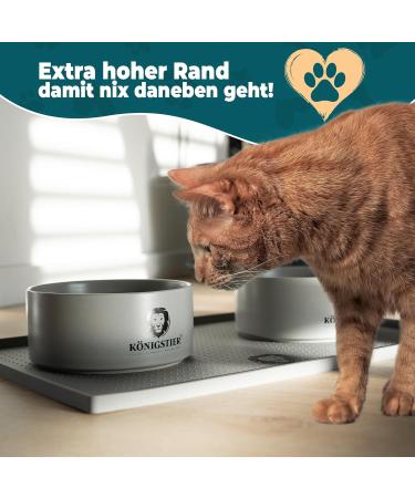 K nigstier Non-Slip Bowl Pad for Dogs & Cats | 100% BPA-Free Silicone Feeding Underlay - Large 48x30 cm - Buy Online on GoSupps.com