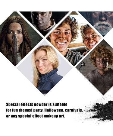  Jonlaki Super Fine Makeup Special Effects Powder Dirty Effect Powder Sweat Resistant Long Lasting Halloween Cosplay Party (Black) - Buy Online on GoSupps.com