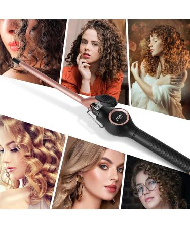 9mm Mini Curling Iron - Professional LCD Curler 140-200 Fast Heating Includes Gloves & Clips - Perfect for International Shipping - Buy Online on GoSupps.com