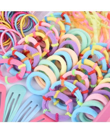 FRIUSATE 880 Pieces Girls Flower Hair Accessories Set - Hair Clips, Elastic Ties for Girls - Buy Online on GoSupps.com