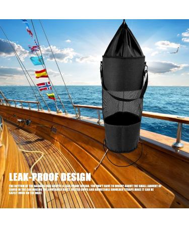 goforwealth Boat Trash Bag Reusable Oxford Cloth Leak-Proof Adjustable Webbing Mesh Hanging Garbage Bin Respectable - Buy Online on GoSupps.com