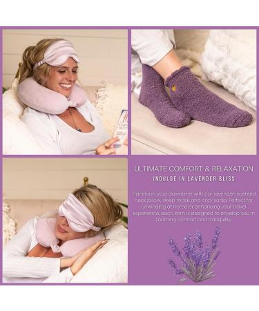 Elegant Women s Gift Box - 20oz Tumbler Lavender Candle Bath Bomb Soap & Fuzzy Socks | Perfect Birthday Self-Care Basket - Buy Online on GoSupps.com