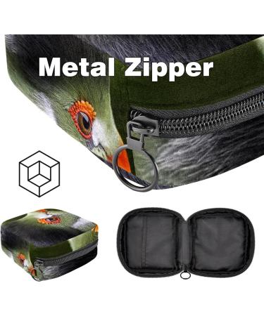 Animal Print Portable Sanitary Napkin Storage Bag | Zippered Organizer for Teen Girls & Women - International Shipping Available - Buy Online on GoSupps.com