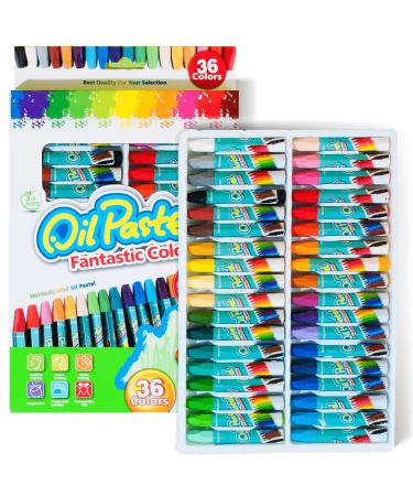 Non Toxic Oil Pastels 36 Assorted Colors Art Crayon Oil Paint Sticks Soft Pastels Set for Kids Indoor Activities  Artists & Beginners Students Painting Drawing Graffiti Art Supplies (36 Colors) - Buy Online on GoSupps.com