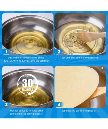 Limino Cooking Oil Solidifying Powder 340g Frying Oil Binding to Solidify Twisted Frying Oil 100% Vegetable Cooking Oil Hardener f - Buy Online on GoSupps.com