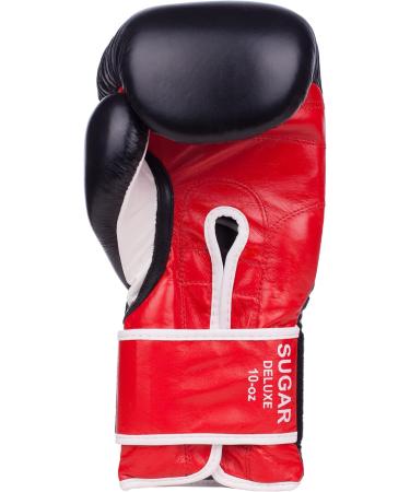 Buy BENLEE Rocky Marciano Sugar Deluxe 20 oz Boxing Gloves - Black/Red | International Shipping Available - Buy Online on GoSupps.com