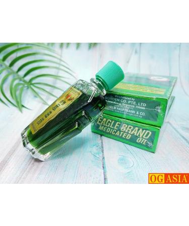 Eagle Brand Medicated Oil 24ml | Herbal Relief for Colds & Muscle Aches | Natural Anti-Inflammatory Oil - Buy Online on GoSupps.com