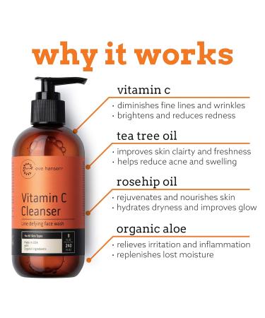 Eve Hansen Anti-Aging Eye Gel - Hyaulronic Acid - Vitamin C Face Cleanser - Buy Online on GoSupps.com