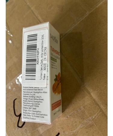 Turmeric Serum Dark Spot Corrector Serum Turmeric Face Serum Skin Corrector Serum Deep hydration Brighten Skin Tone dark spot remover glowing and blemish free skin facial serum for women/Men 30ML - Buy Online on GoSupps.com