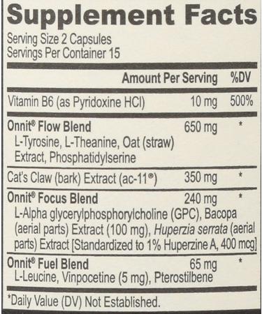 Onnit Alpha Brain - 30 Capsules for Enhanced Memory & Focus - Buy Online on GoSupps.com