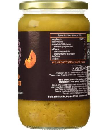 Biona Organic Spiced Pumpkin Soup 680g - Buy Online on GoSupps.com