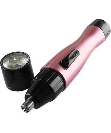 Hair Remover 2 in 1 Women's Painless Electric Shaver - Body & Nose Trimmer (Pink) - Fast International Shipping - Buy Online on GoSupps.com