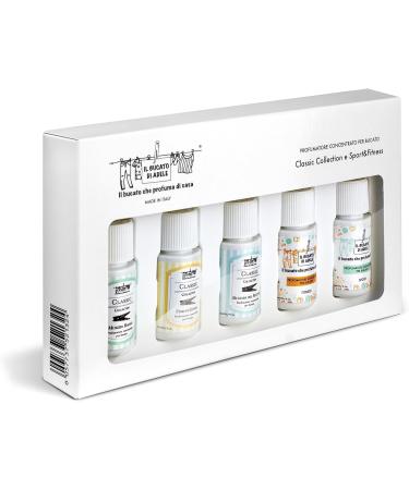 IL BUCATO DI ADELE il bucato che profuma di casa | Laundry Perfume for Washing Machine Sport and Fitness Fragrances Set of 5 Essences 20 ml Each - Buy Online on GoSupps.com