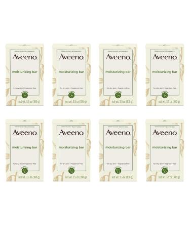 Aveeno Moisturizing Bar With Nourishing Oat Fragrance Free 3.5 oz (100 g)