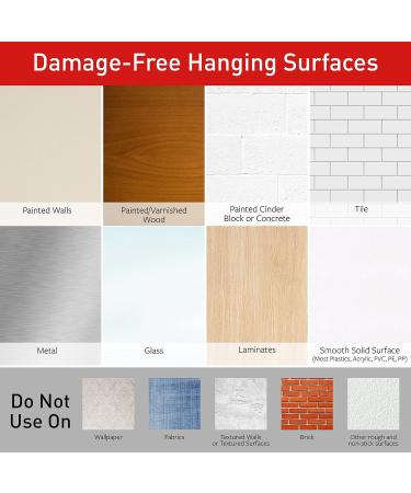 Command Large Picture Hanging Strips - Holds 16 lbs - Pack of 2 (White) - Buy Online on GoSupps.com