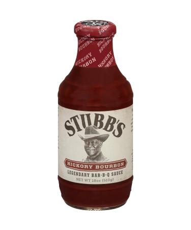 Stubb's Hickory Bourbon BBQ Sauce, 18 oz 1.12 Pound (Pack of 1)